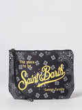 MC2 Saint Barth Aline Bandana Pouch – Black / Yellow