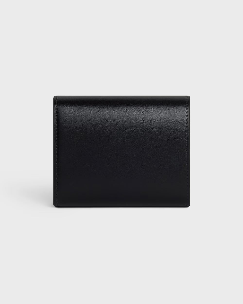 Celine Small Flap Wallet Triomphe in Shiny Calfskin – Black