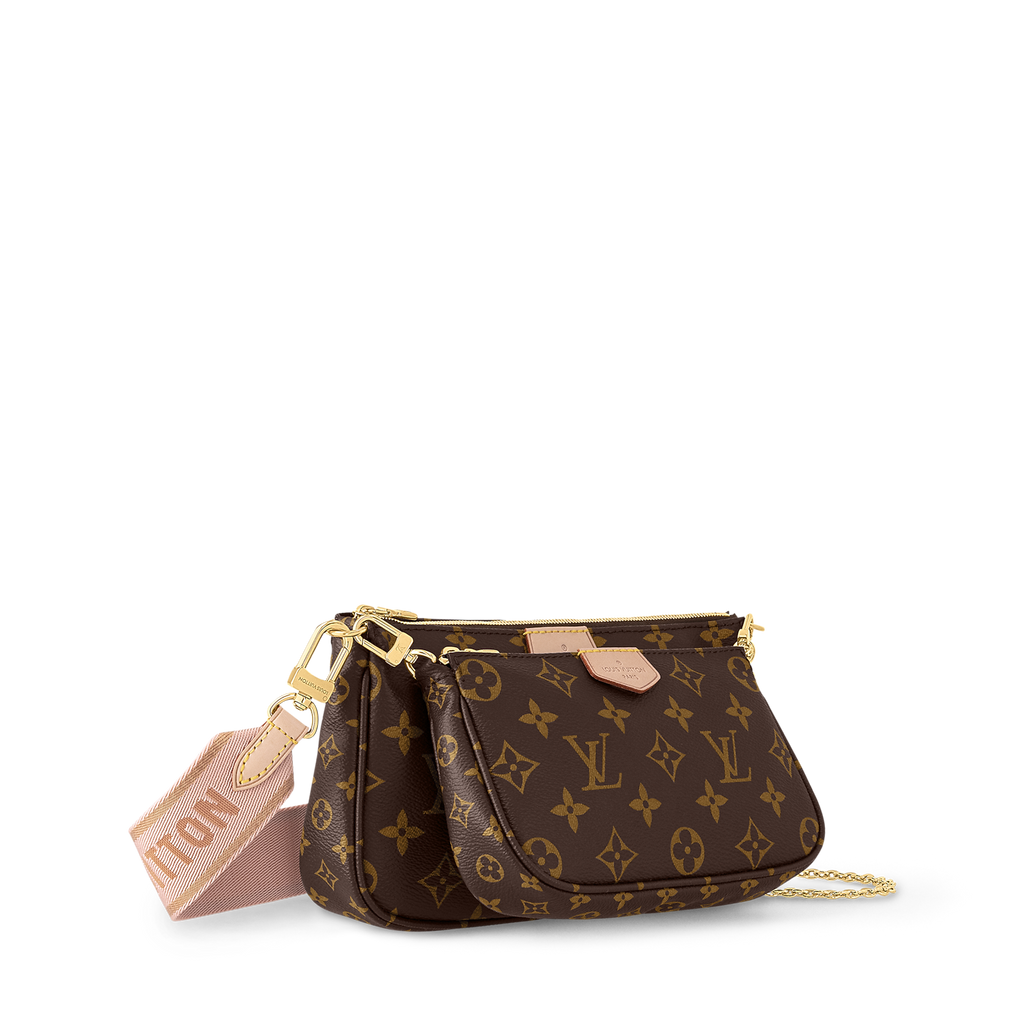 Louis Vuitton Multi Pochette Accessoires – Monogram / Light Pink