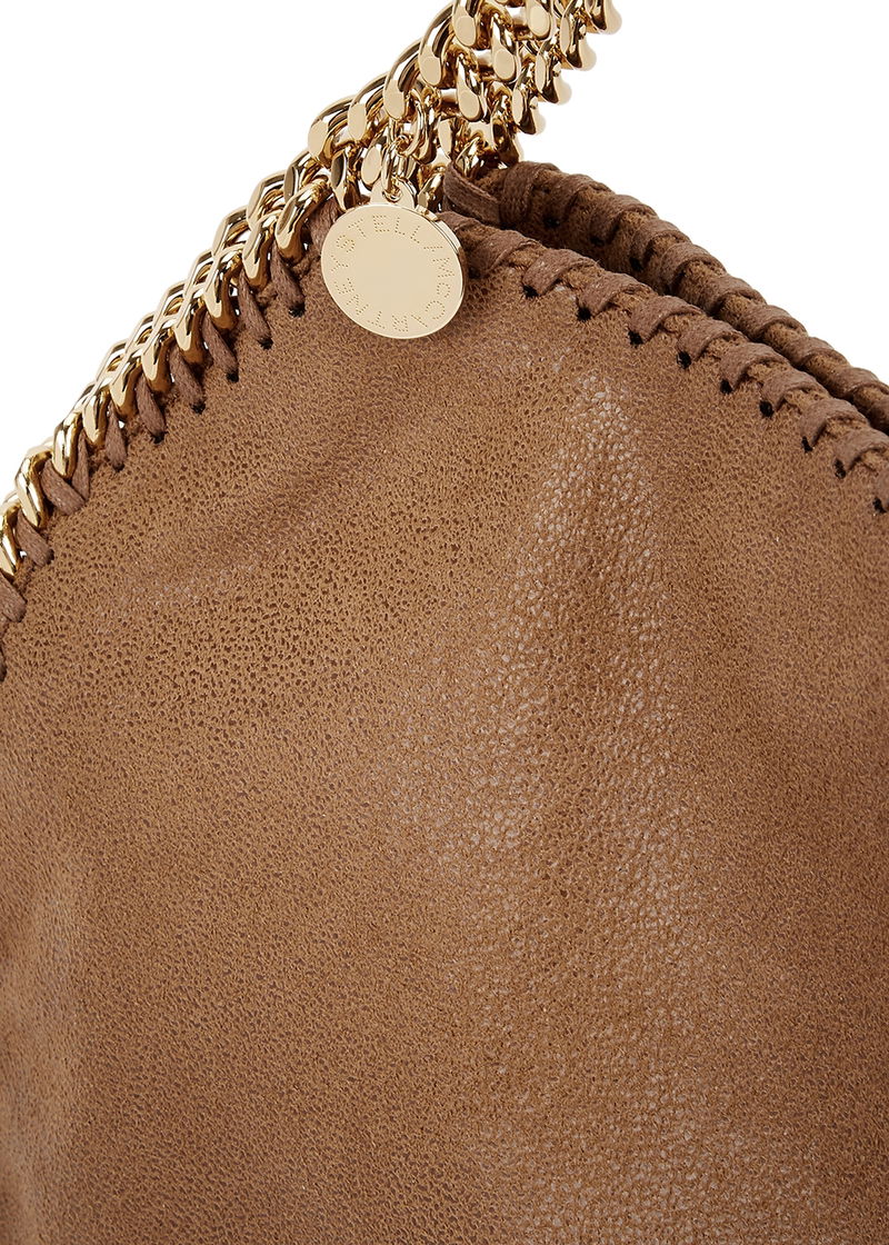 Stella McCartney Falabella Mini Tote Bag – Brown Suede