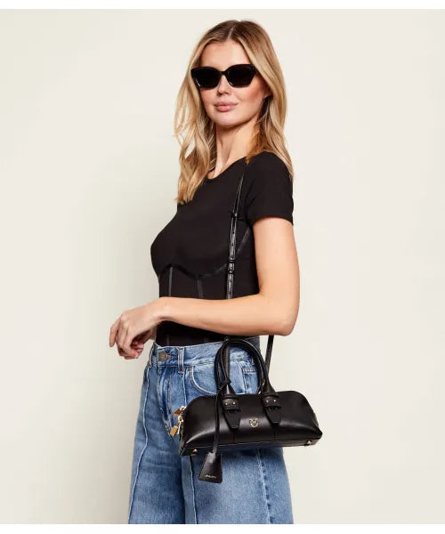 PINKO Mini Escape Bag Bowling Bag – Black