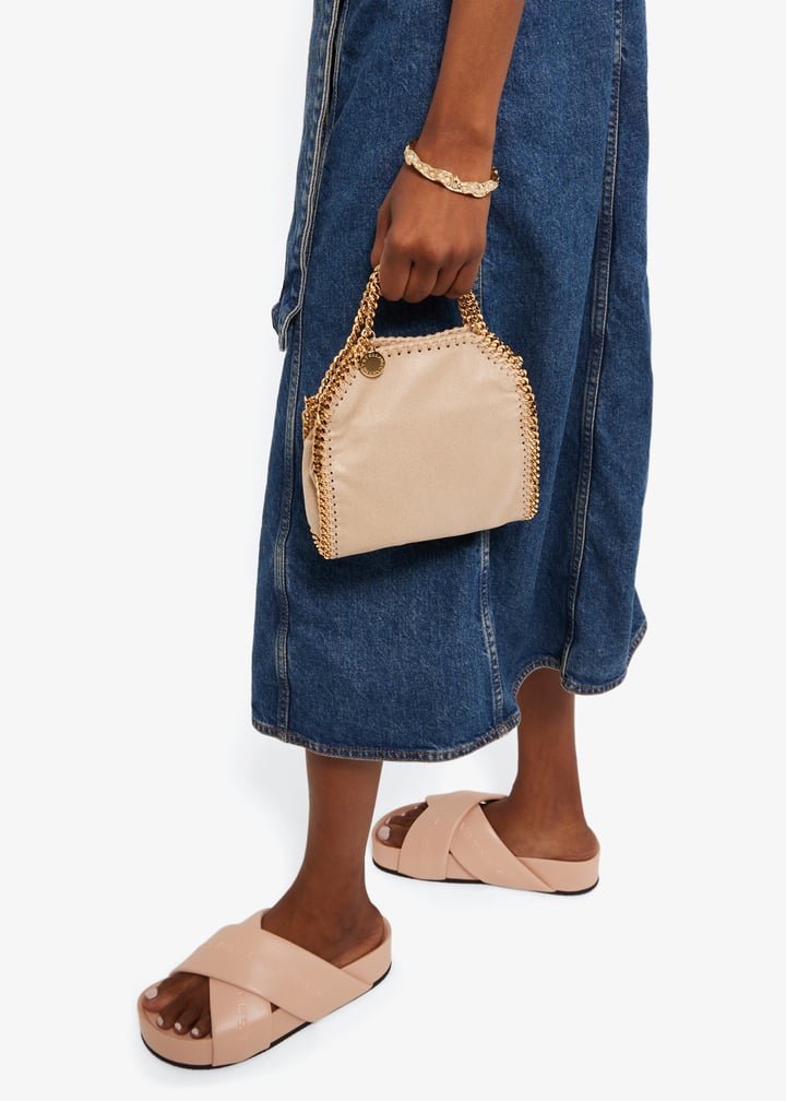 Stella McCartney Falabella Tiny Tote Bag – beige