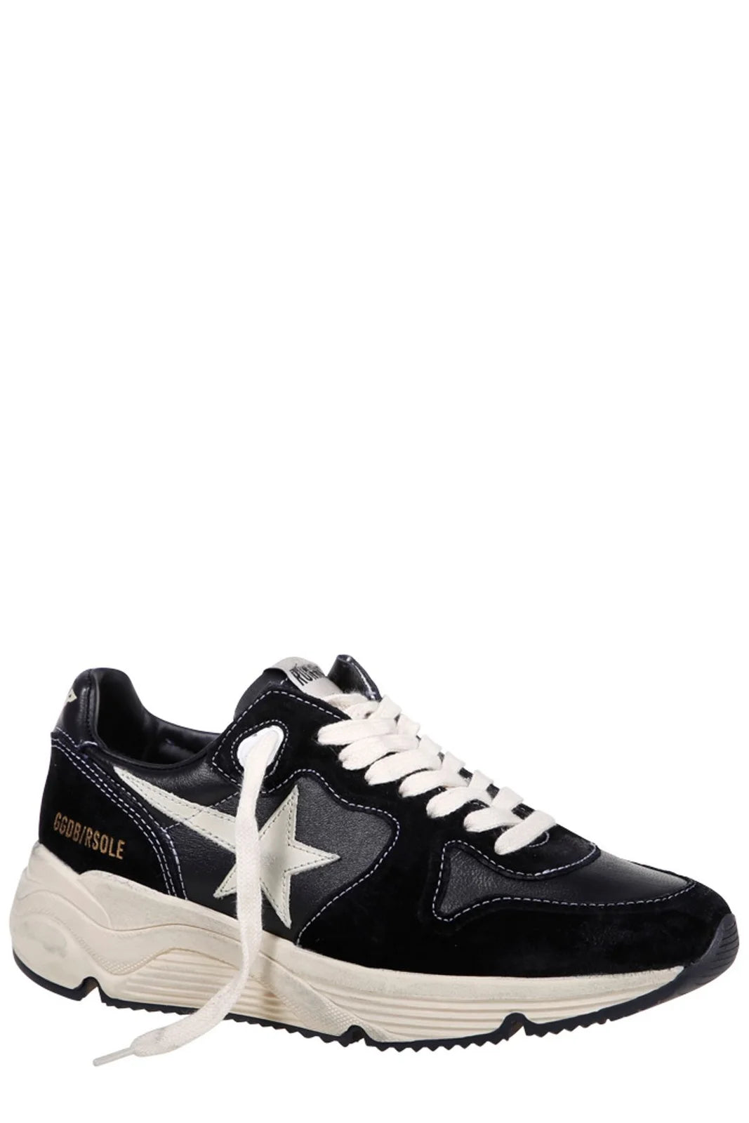 Golden Goose Running Sole Sneakers – Black & White