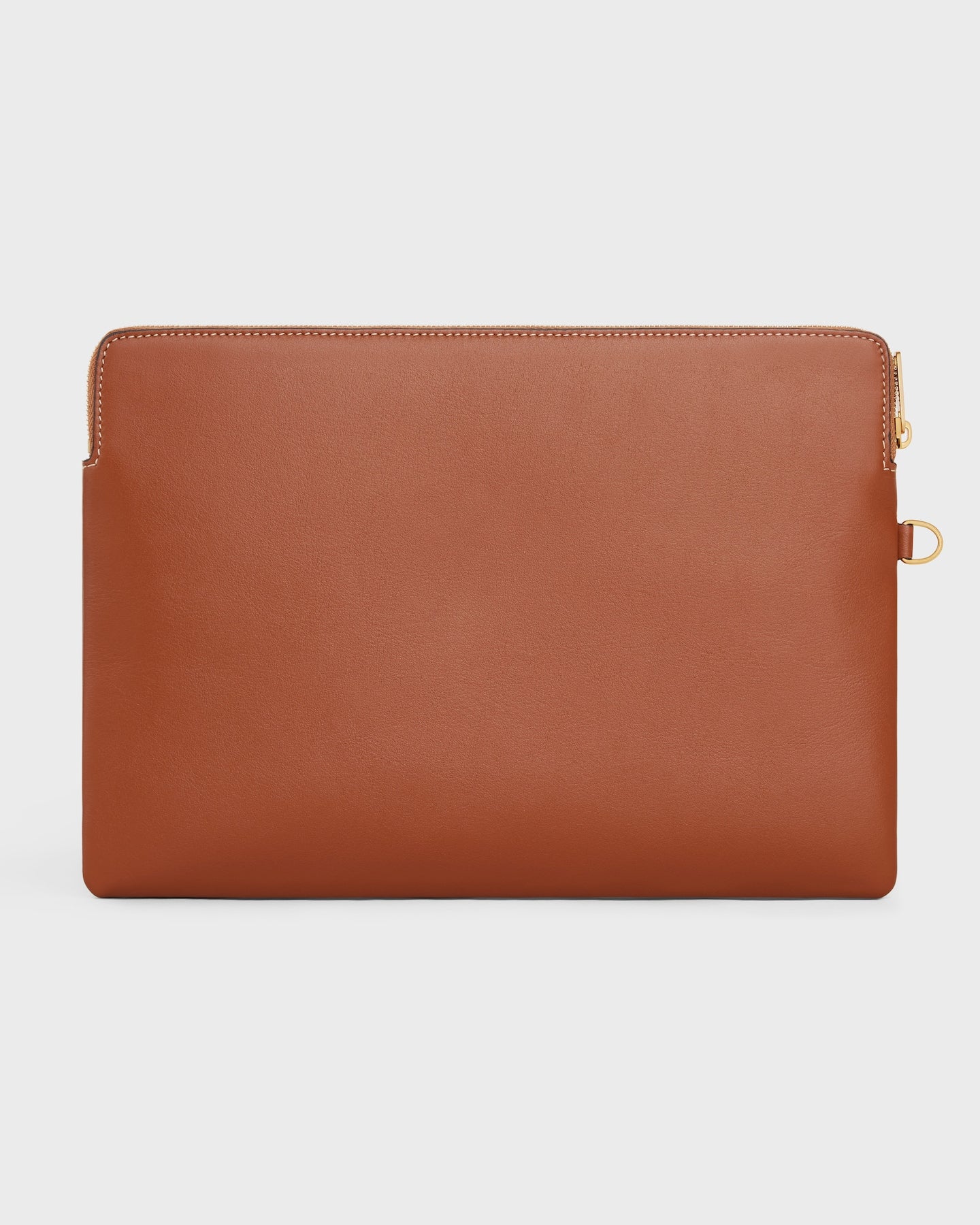 CELINE Small Pouch with Strap Cuir Triomphe – Tan