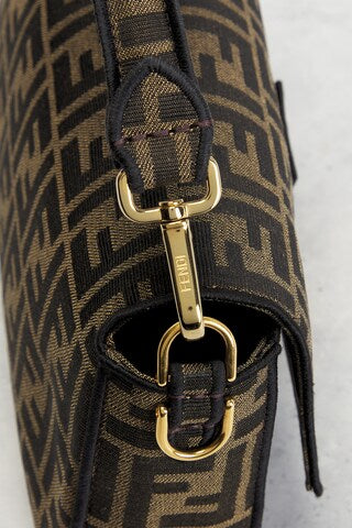 Fendi Baguette FF Zucca Jacquard Bag – Brown