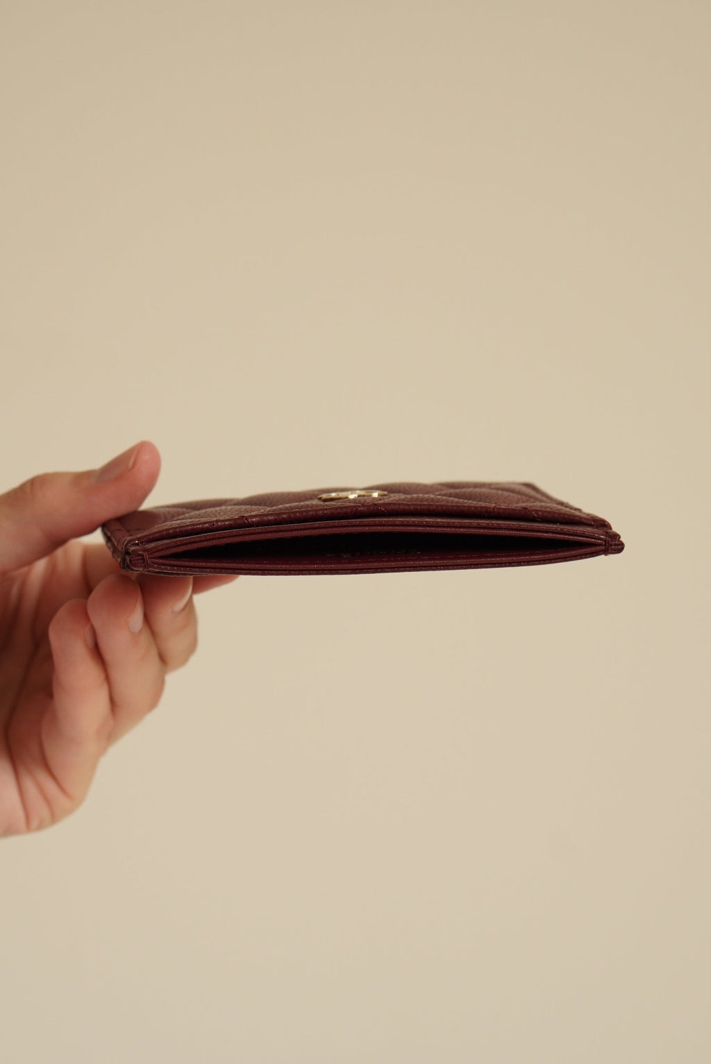 CHANEL Classic Card Holder – Burgundy