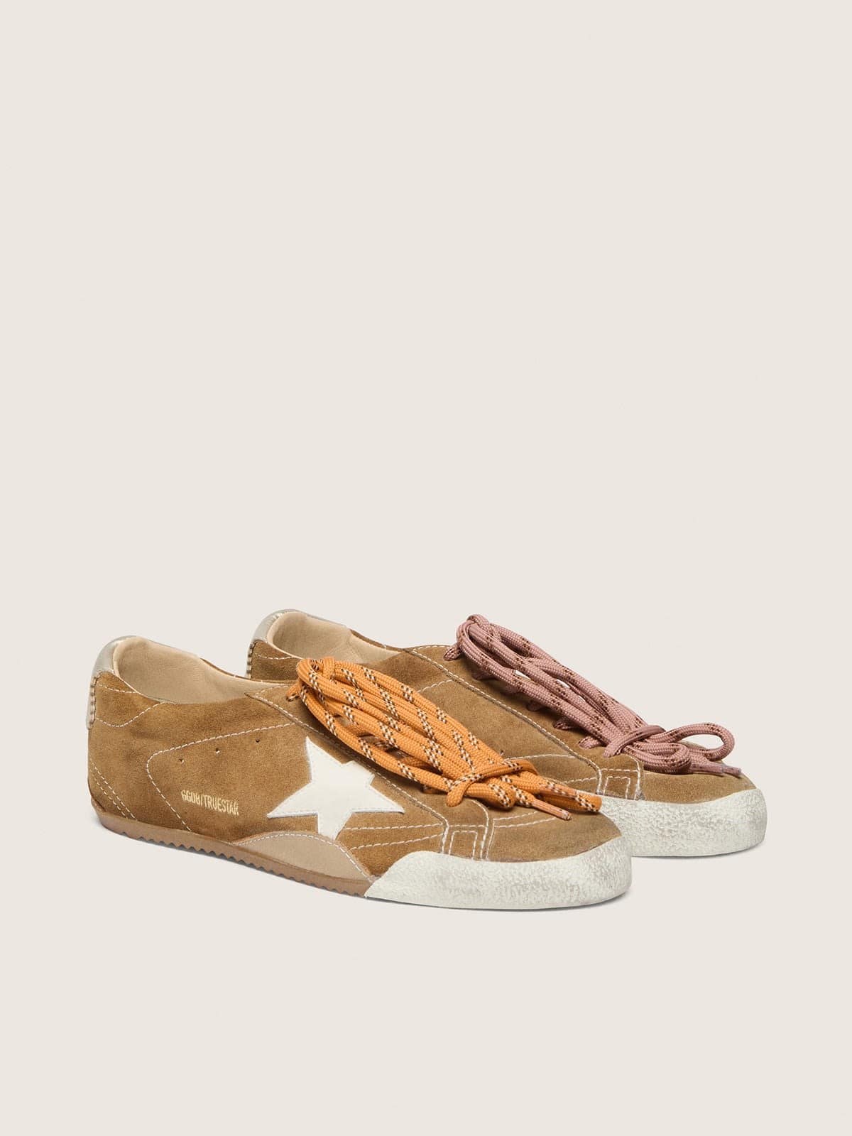 Golden Goose true-star Camel Suede Star Sneakers