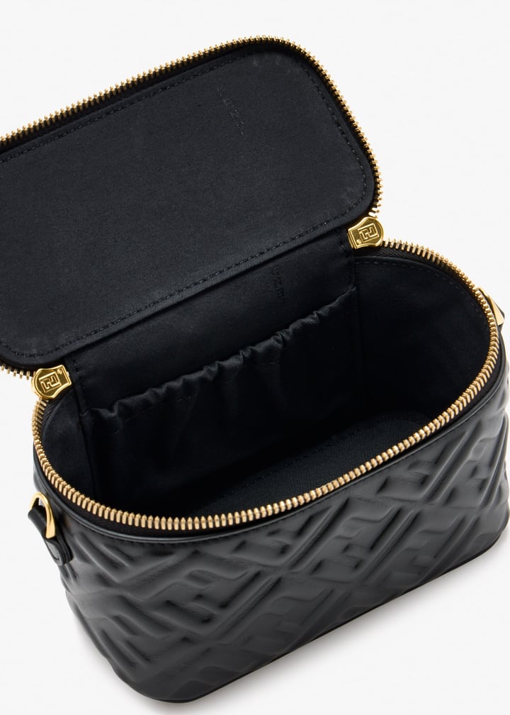 Fendi Vanity FF Leather Bag – Black