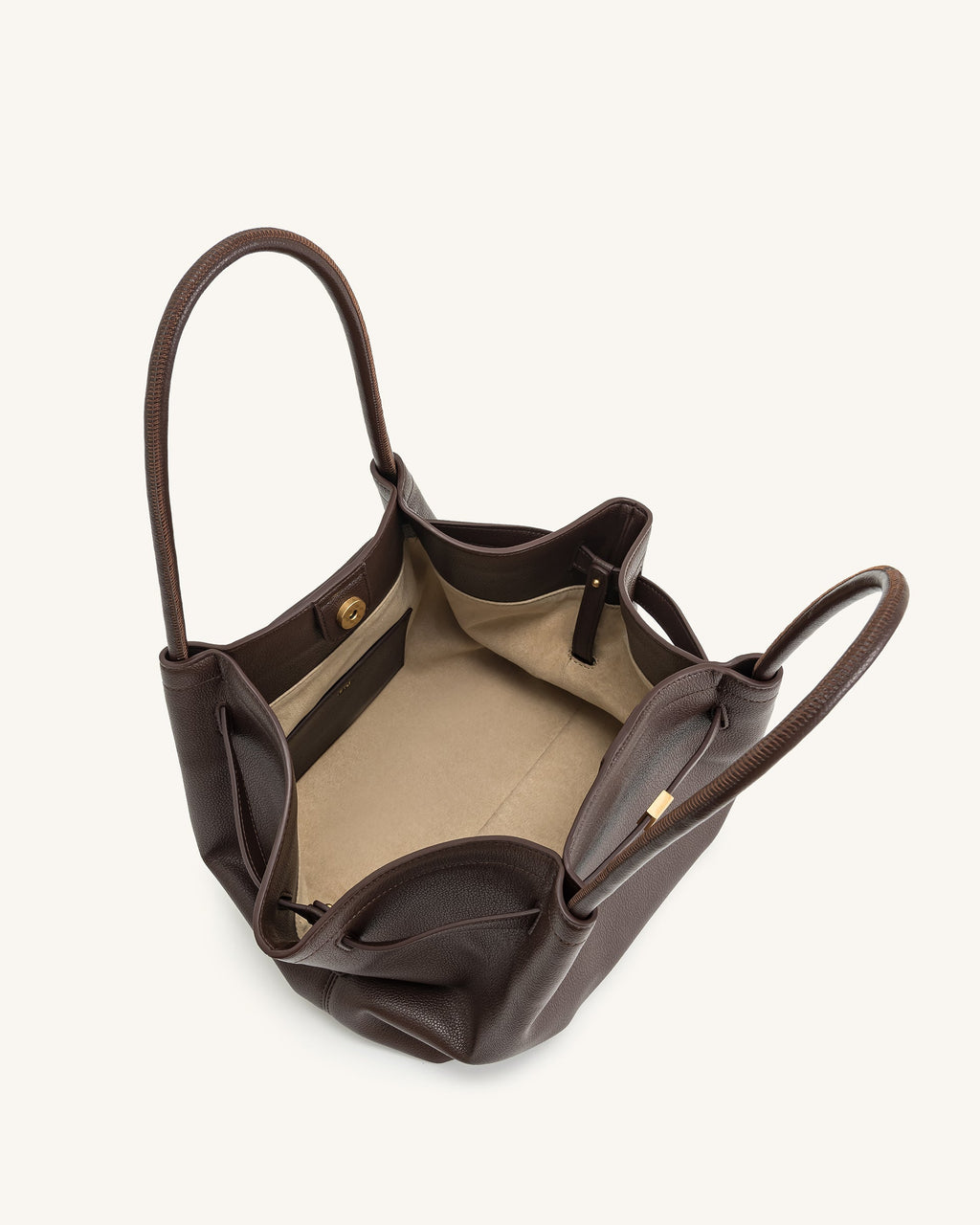 JW PEI Hana Medium Tote Bag – Dark Brown