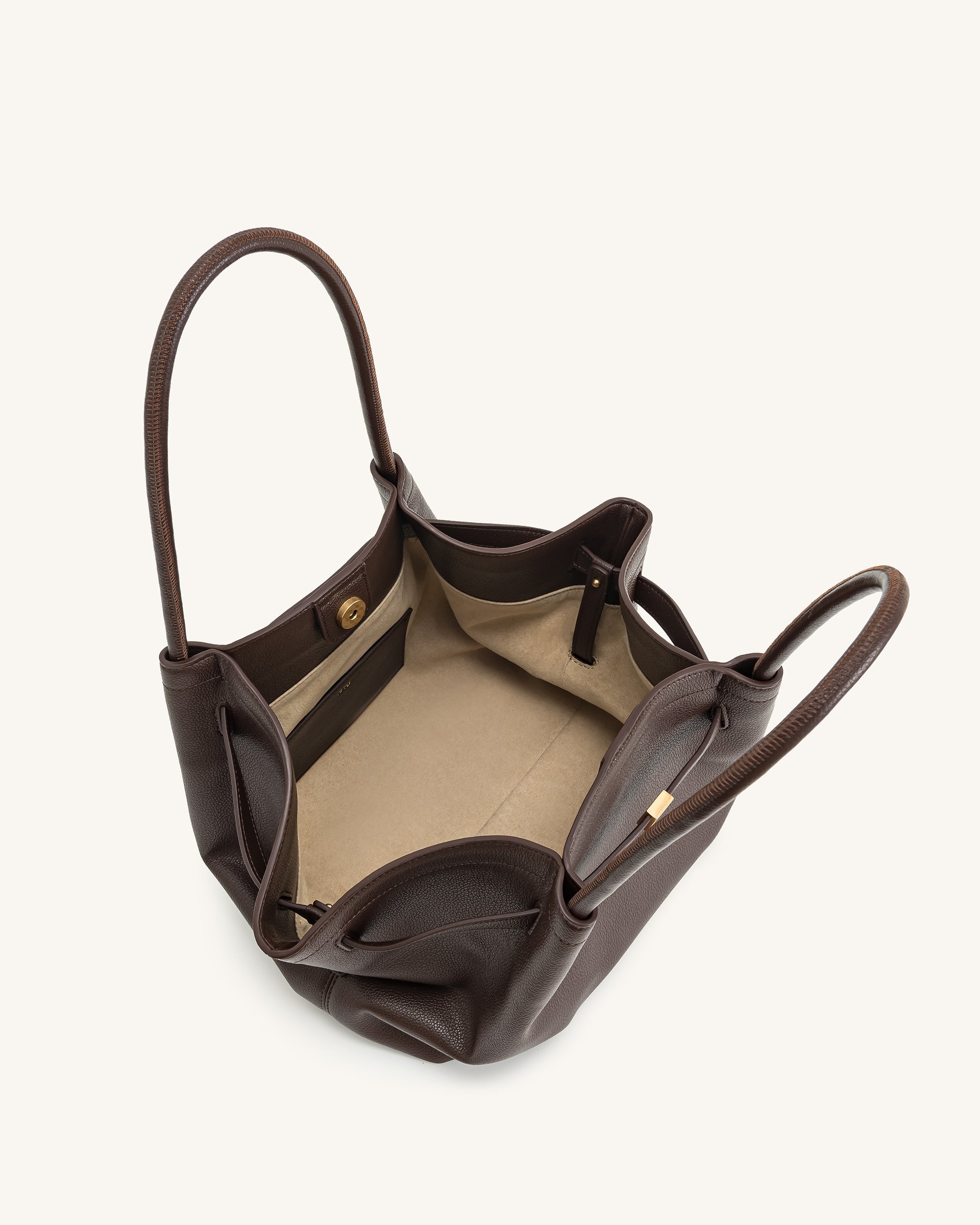 JW PEI Hana Medium Tote Bag – Dark Brown