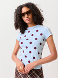 adidas Originals Slim Fit Cali Tee – Clear Sky