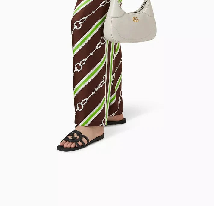 Gucci Interlocking G Slide Sandal – Black