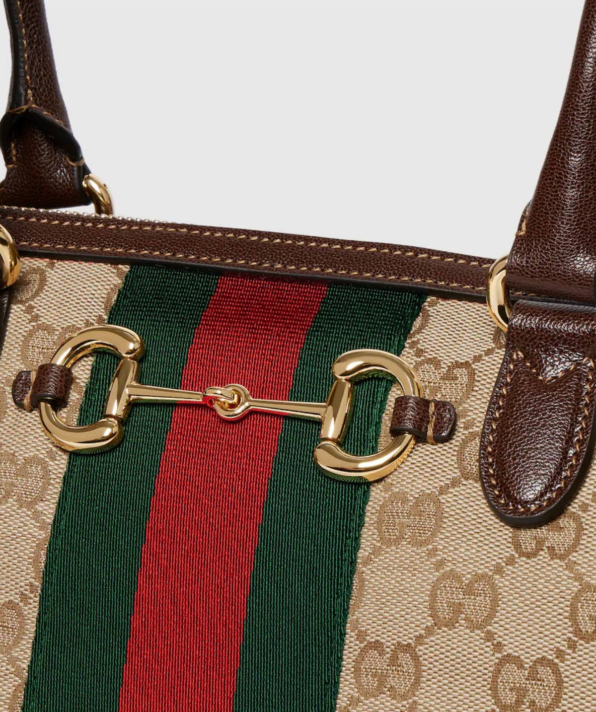 Gucci Borsetto Large Boston Bag – Sand & Brown GG Canvas