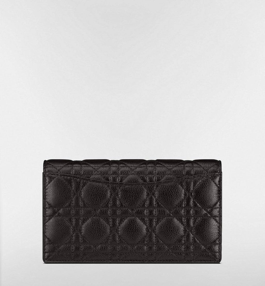 Dior Caro Pouch with Chain – Black