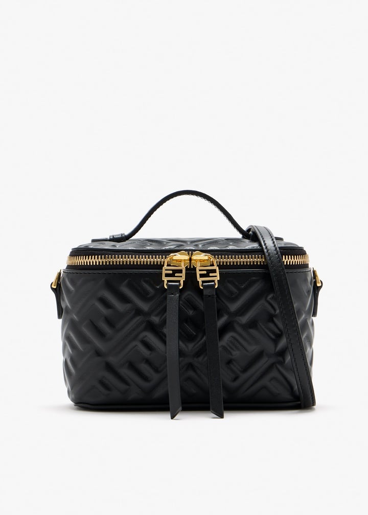 Fendi Vanity FF Leather Bag – Black