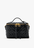 Fendi Vanity FF Leather Bag – Black