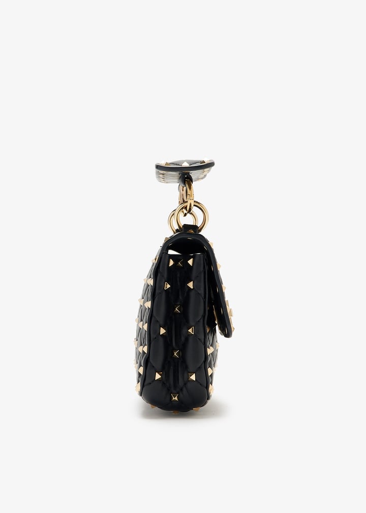 Valentino Garavani Medium Nappa Rockstud Spike Bag – Black