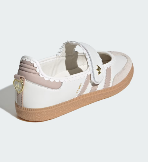 adidas Samba Jane Frill Pack – Cloud White / Wonder Taupe