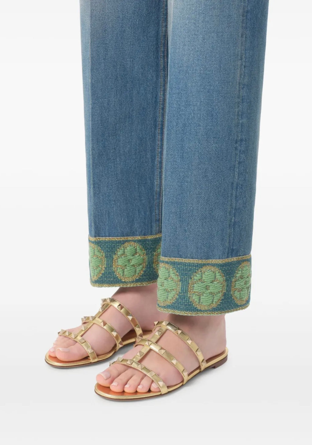 Valentino Garavani Rockstud Flat Sandals
