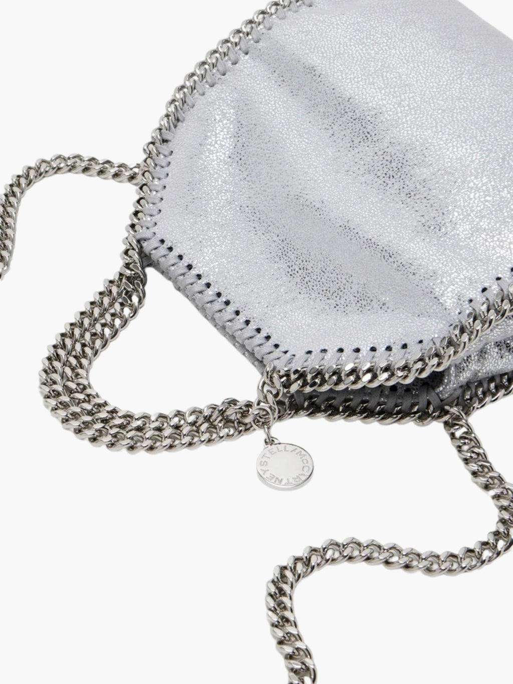 Stella McCartney Falabella Tiny Tote Bag – Silver