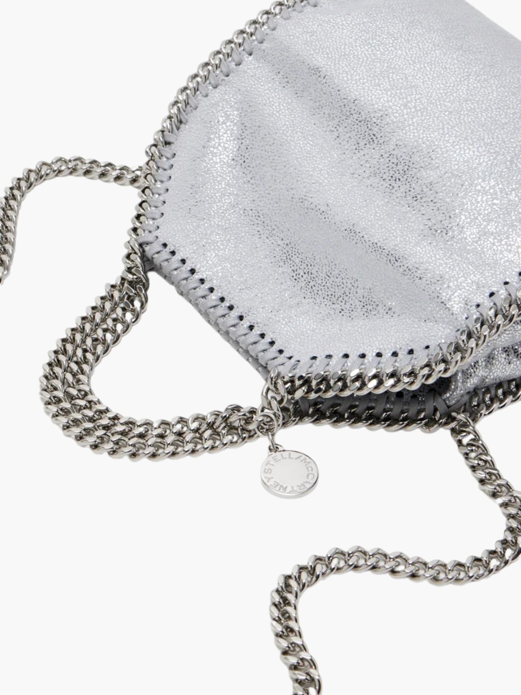 Stella McCartney Falabella Tiny Tote Bag – Silver