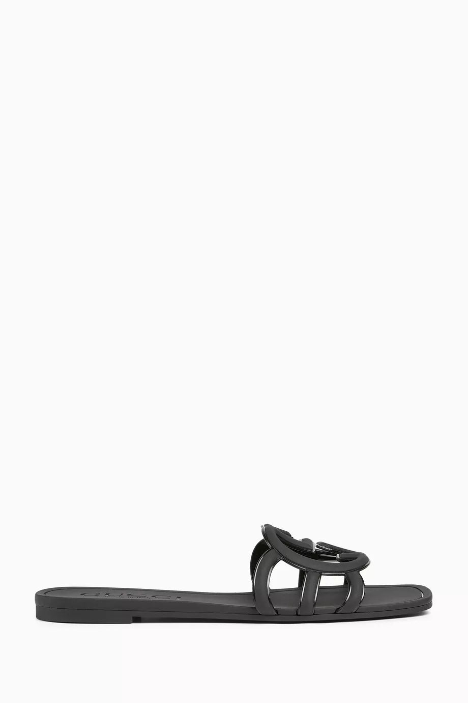 Gucci Interlocking G Slide Sandal – Black