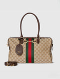 Gucci Borsetto Large Boston Bag – Sand & Brown GG Canvas
