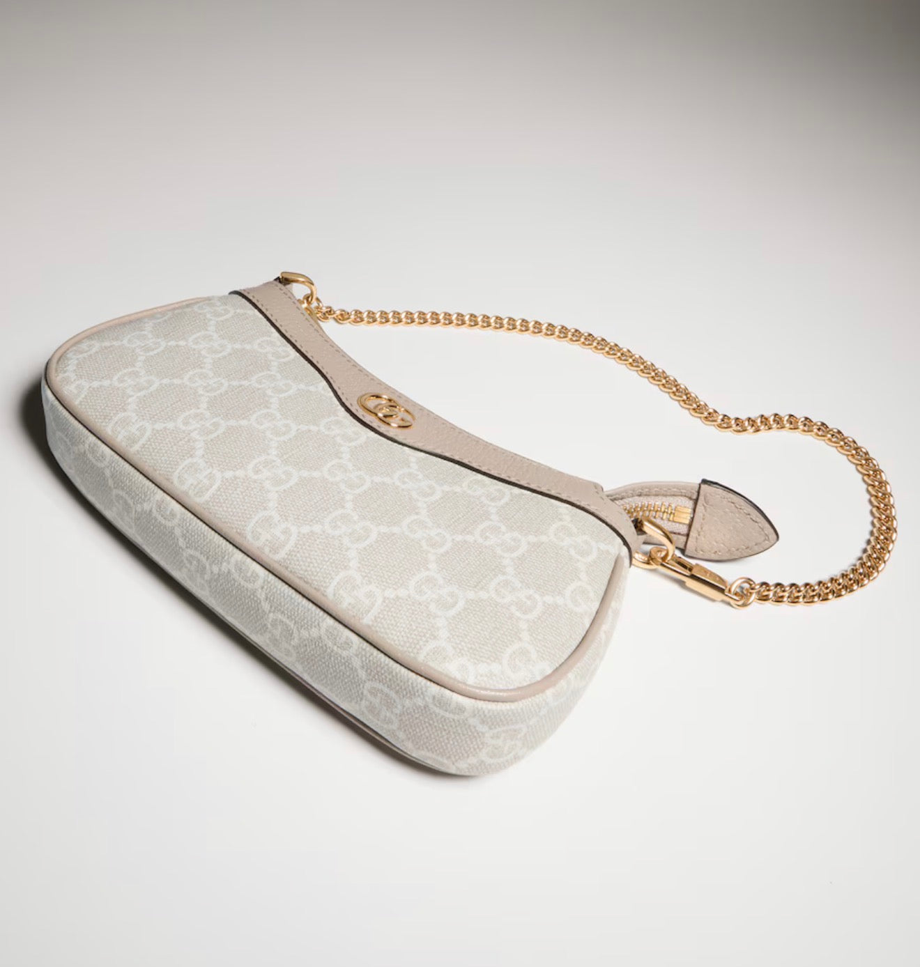 Gucci Ophidia Mini leather-trimmed shoulder bag