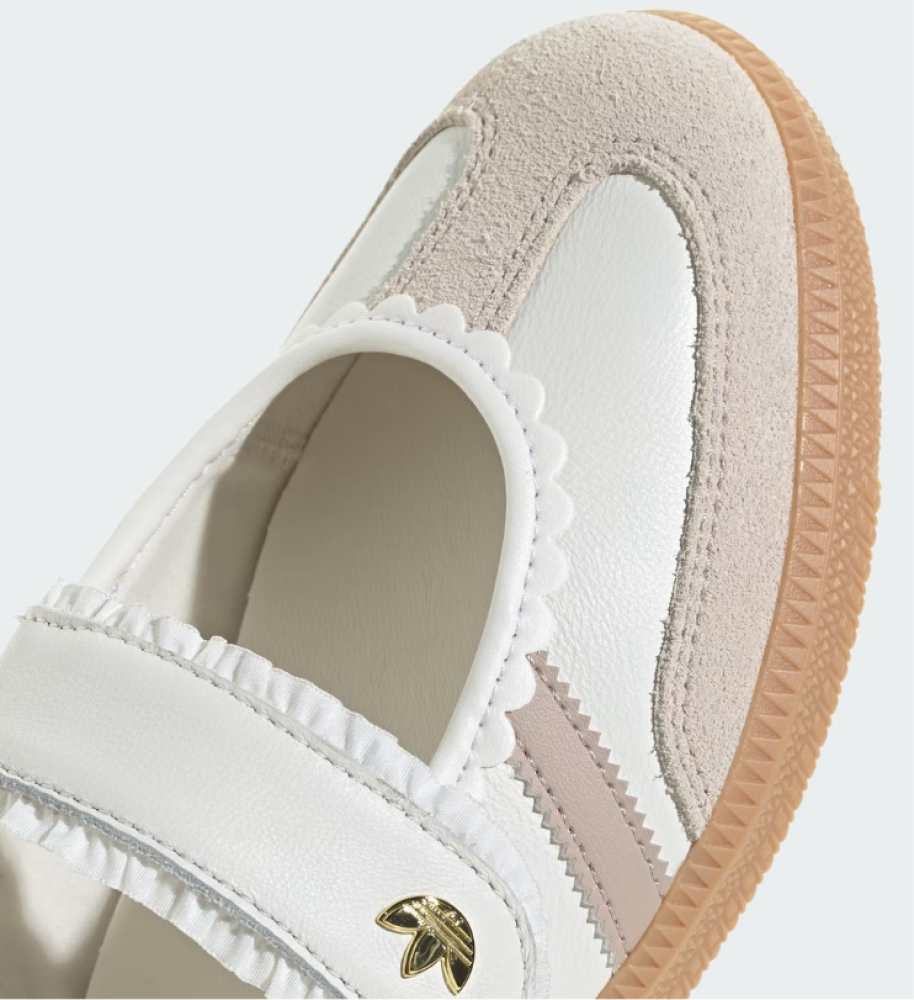 adidas Samba Jane Frill Pack – Cloud White / Wonder Taupe