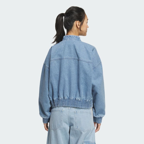 Adidas Denim Track Jacket – Light Blue