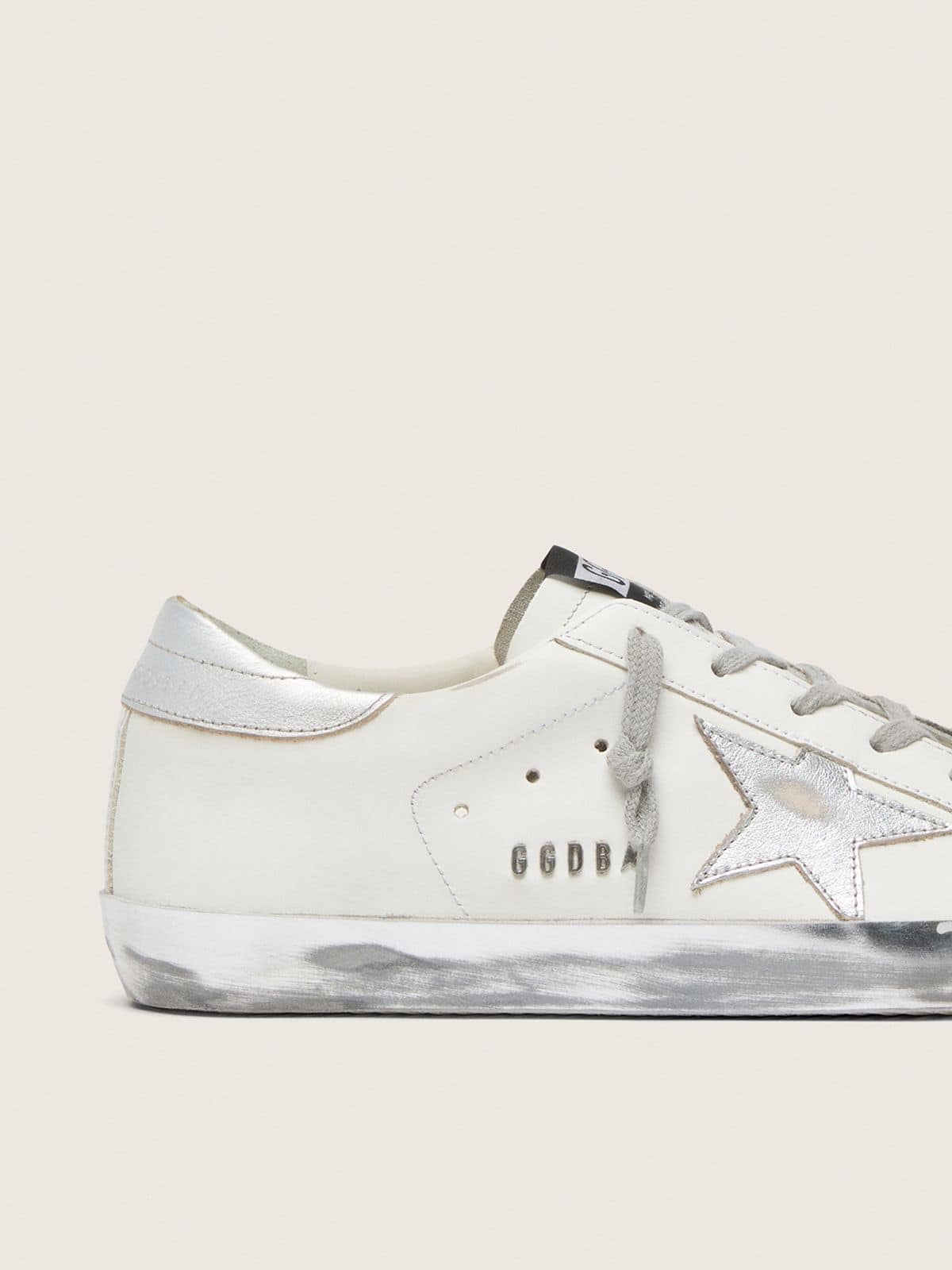 Golden Goose superstar White & Silver Star Sneakers