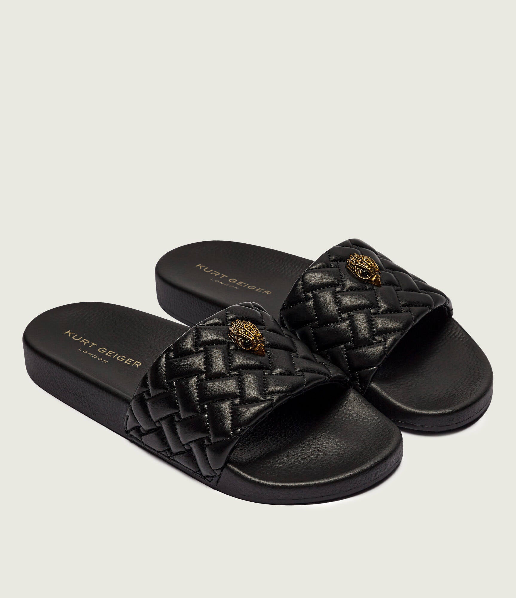 Kurt Geiger Meena Eagle Slide – Black