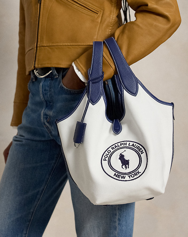Polo Ralph Lauren Polo Play Logo Canvas Tote