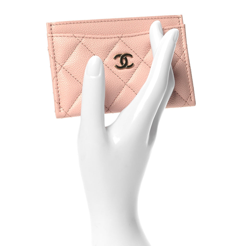 CHANEL Classic Card Holder – Light Pink