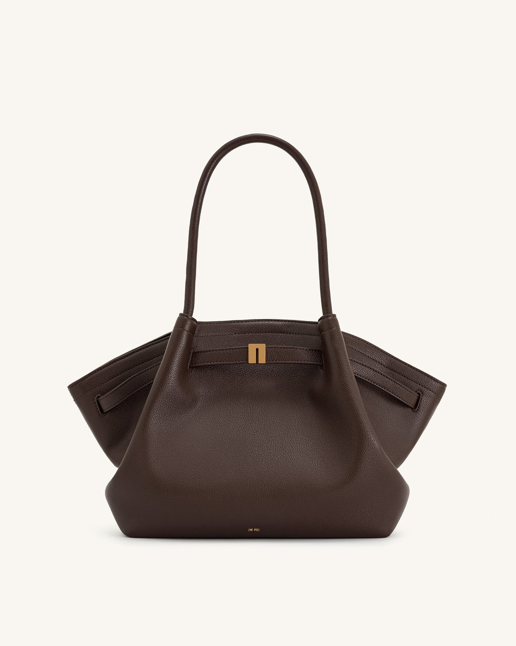 JW PEI Hana Medium Tote Bag – Dark Brown