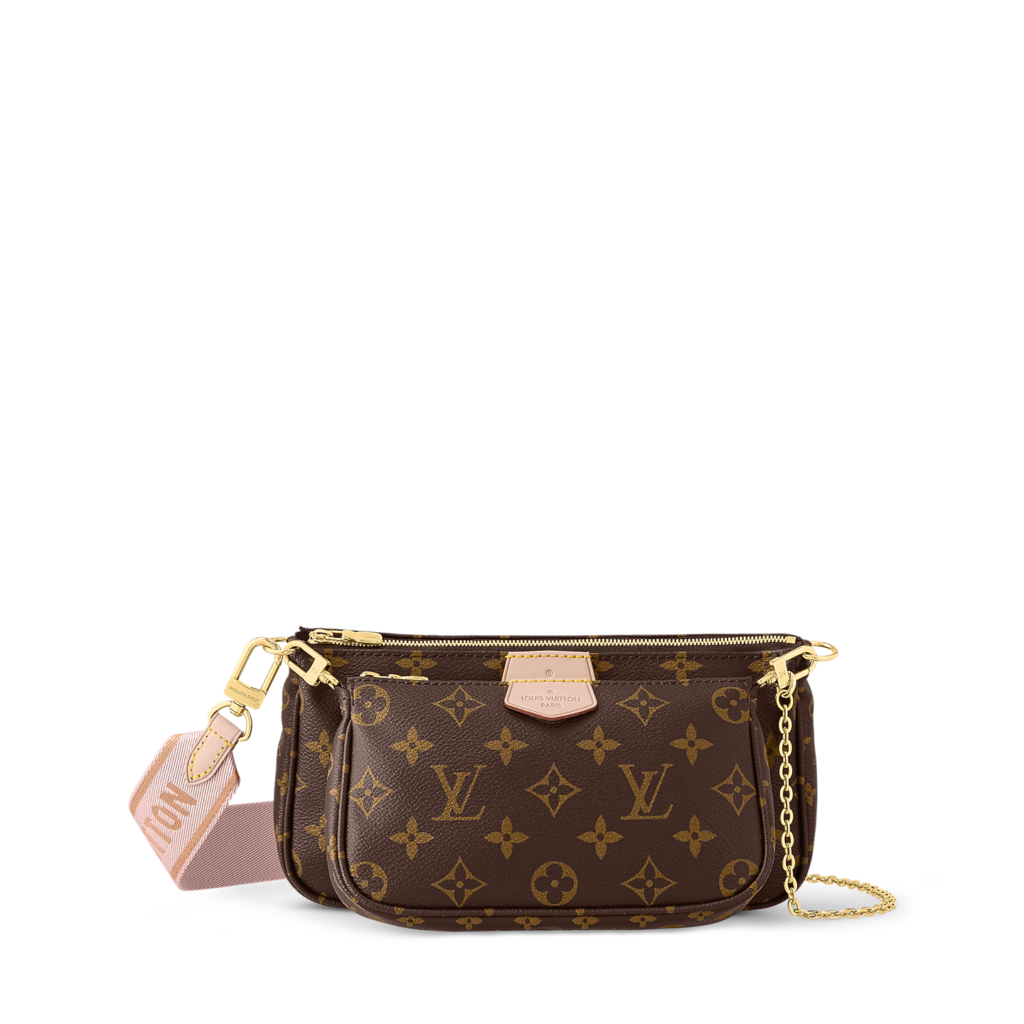 Louis Vuitton Multi Pochette Accessoires – Monogram / Light Pink