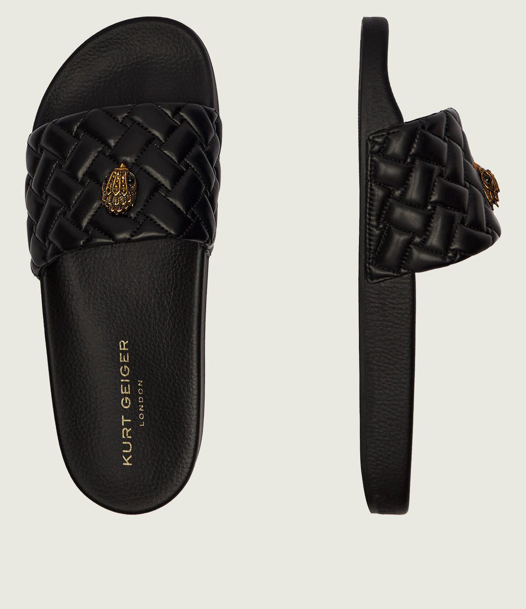 Kurt Geiger Meena Eagle Slide – Black