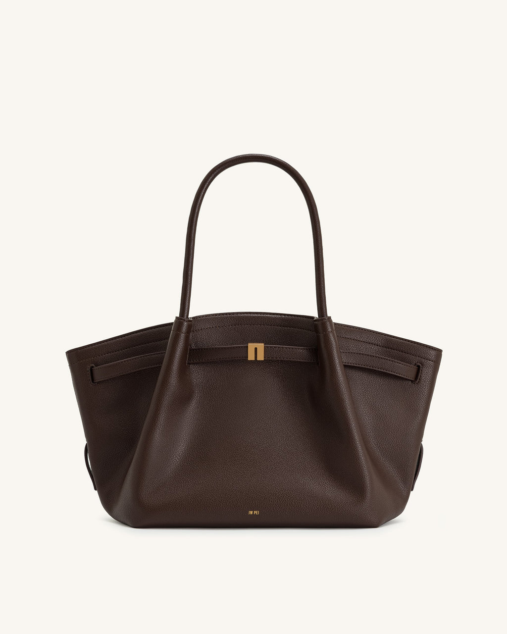 JW PEI Hana Medium Tote Bag – Dark Brown