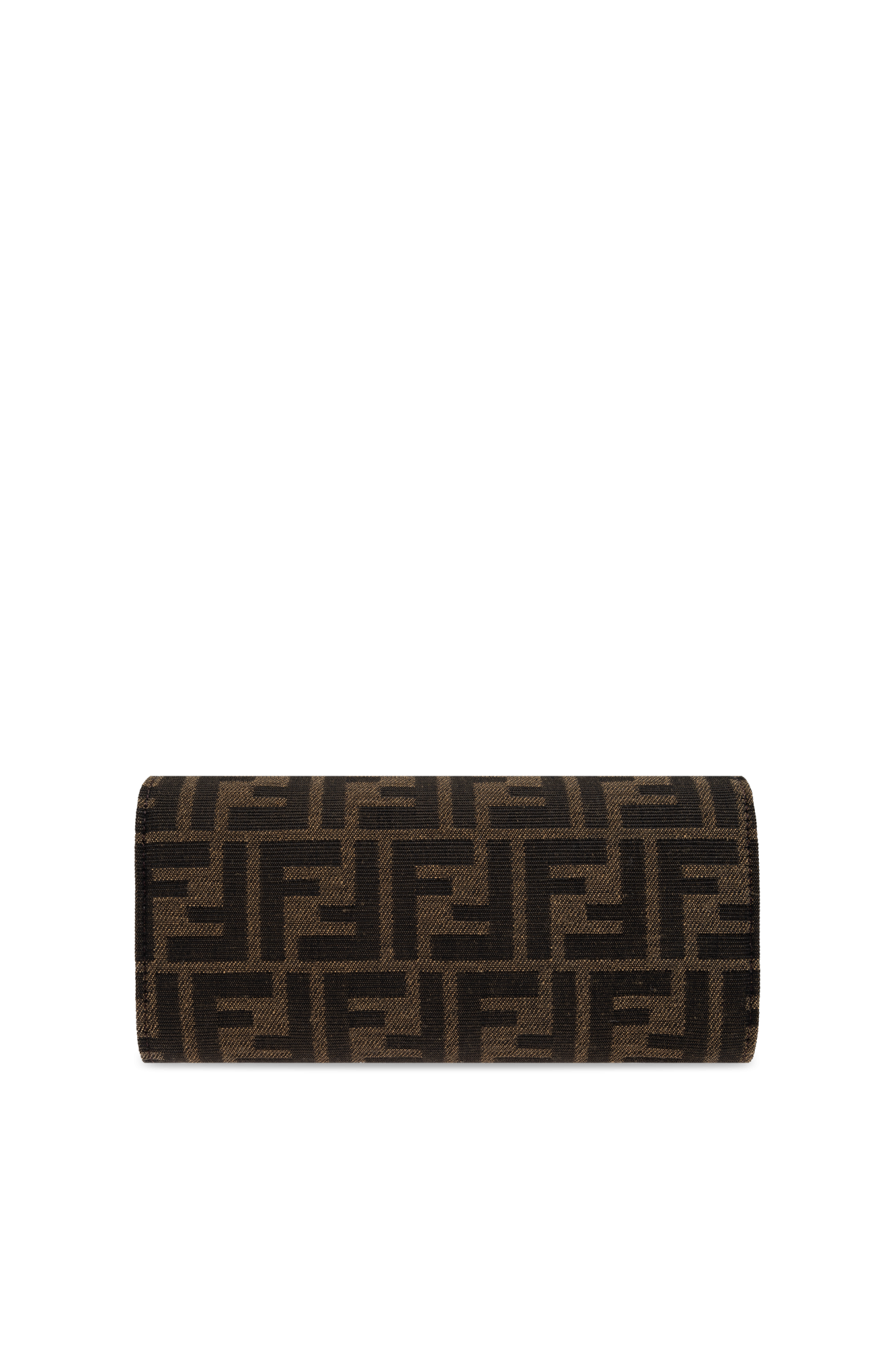 Fendi Wallet On Chain Baguette in Brown FF Jacquard