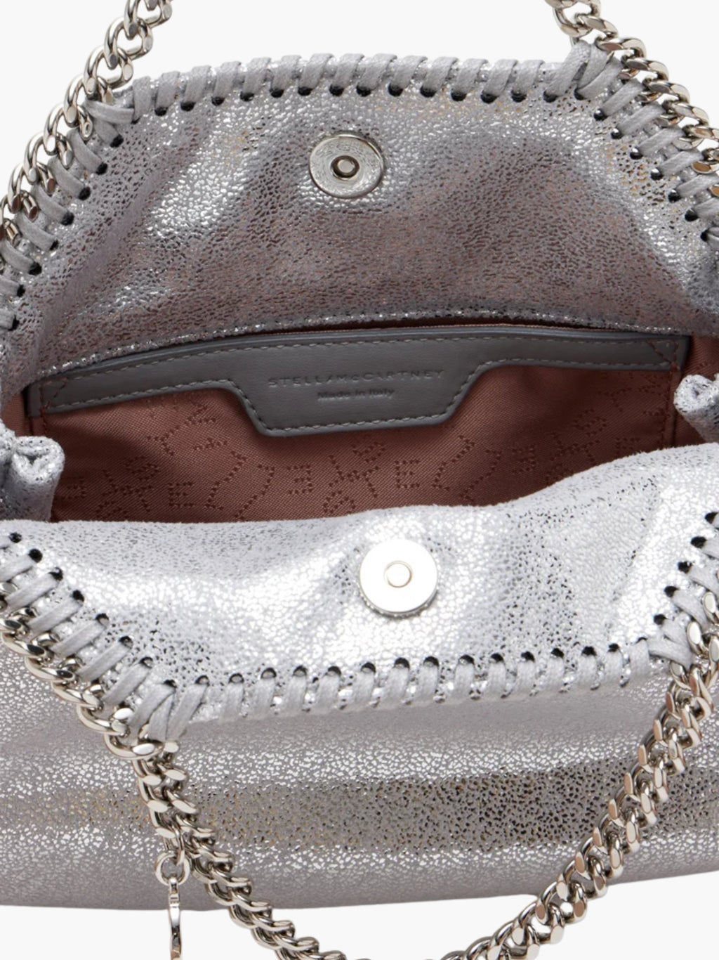 Stella McCartney Falabella Tiny Tote Bag – Silver