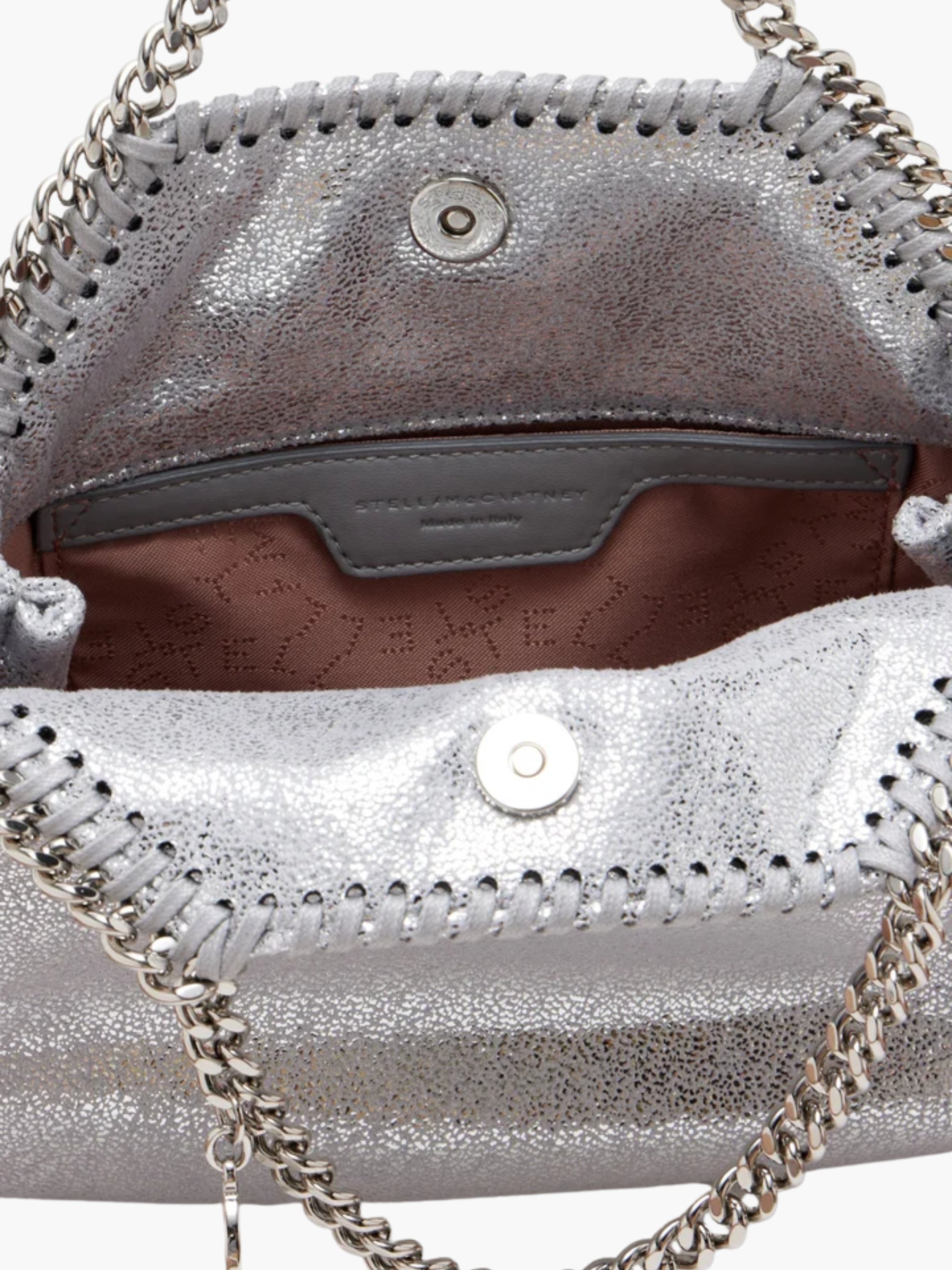 Stella McCartney Falabella Tiny Tote Bag – Silver