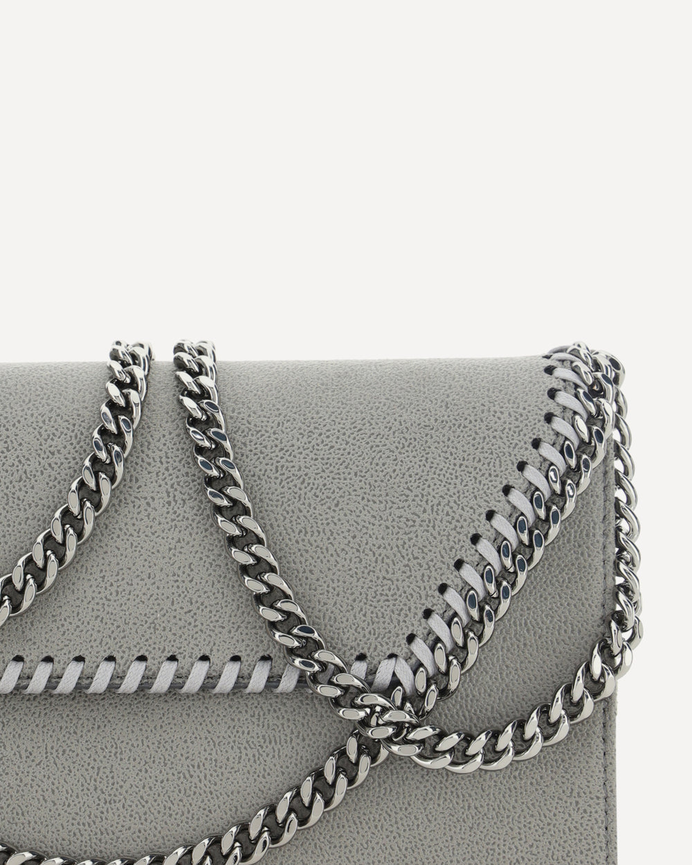 Stella McCartney Falabella Wallet on Chain – Grey
