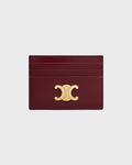 Celine CARD HOLDER TRIOMPHE IN SHINY CALFSKIN