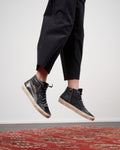 Golden Goose Black & Gold High-Top Sneakers