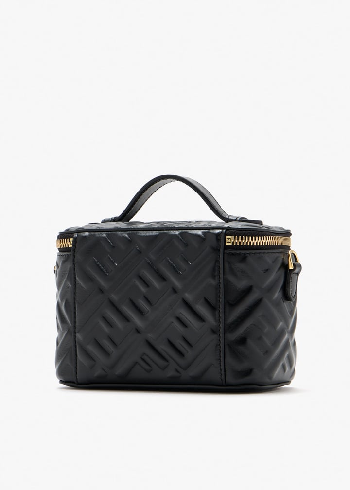 Fendi Vanity FF Leather Bag – Black