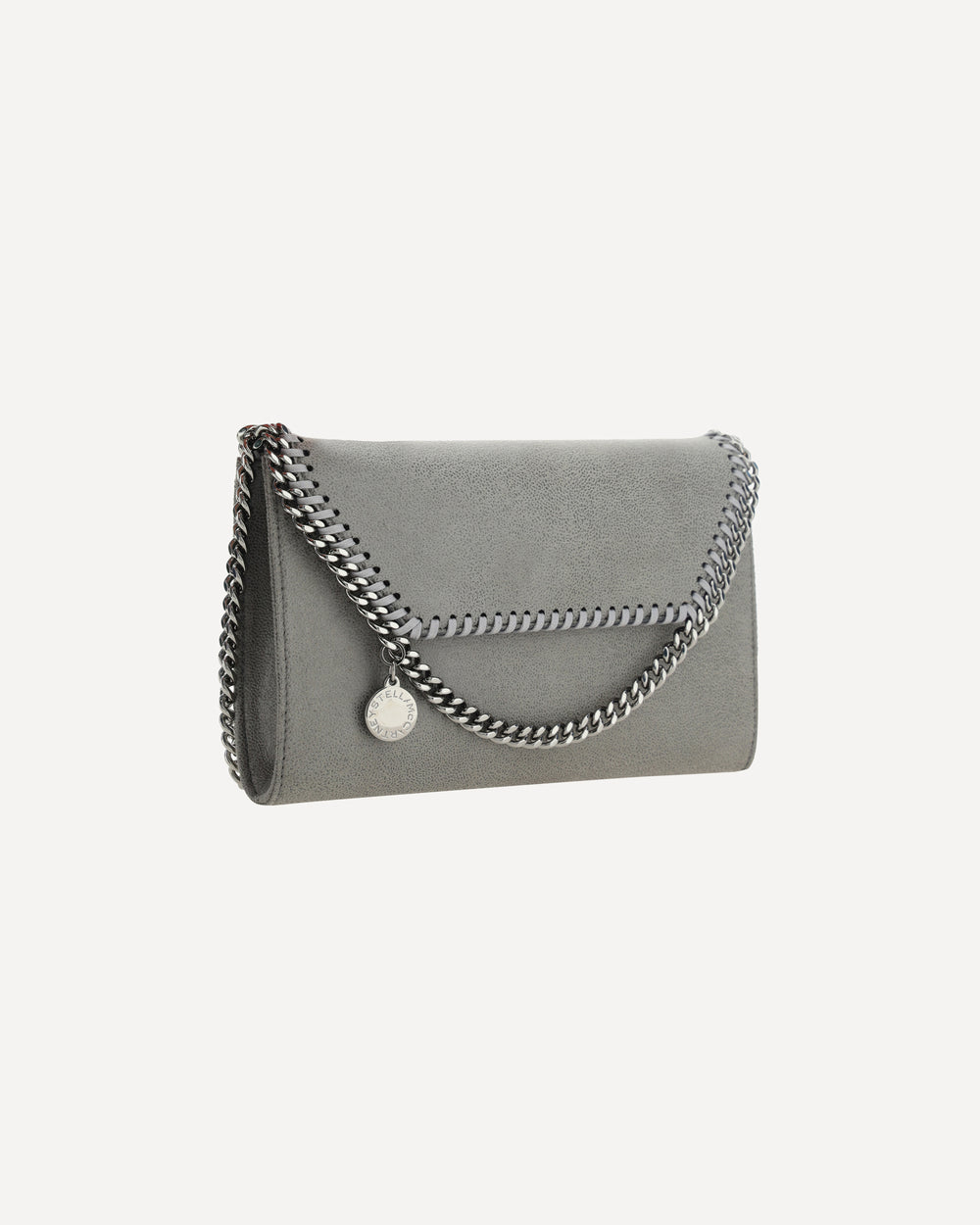 Stella McCartney Falabella Wallet on Chain – Grey