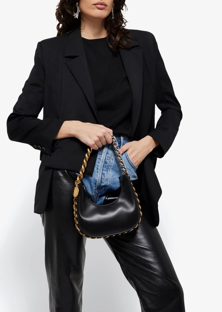 Stella McCartney Frayme Shoulder Bag – Black