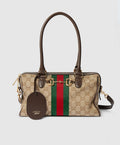 Gucci Borsetto Medium Boston Bag – Sand & Brown GG Canvas