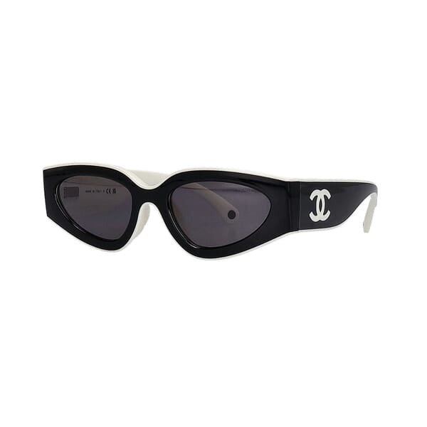 CHANEL Cat-Eye Sunglasses 6056 – Black & White