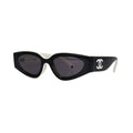 CHANEL Cat-Eye Sunglasses 6056 – Black & White